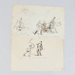 1711 3044 Tuschteckningar